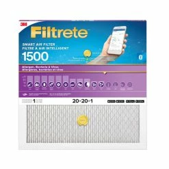 3M Filtrete Smart Allergen, Bacteria & Virus Filter, Model MPR 1500, 20x20x1 In