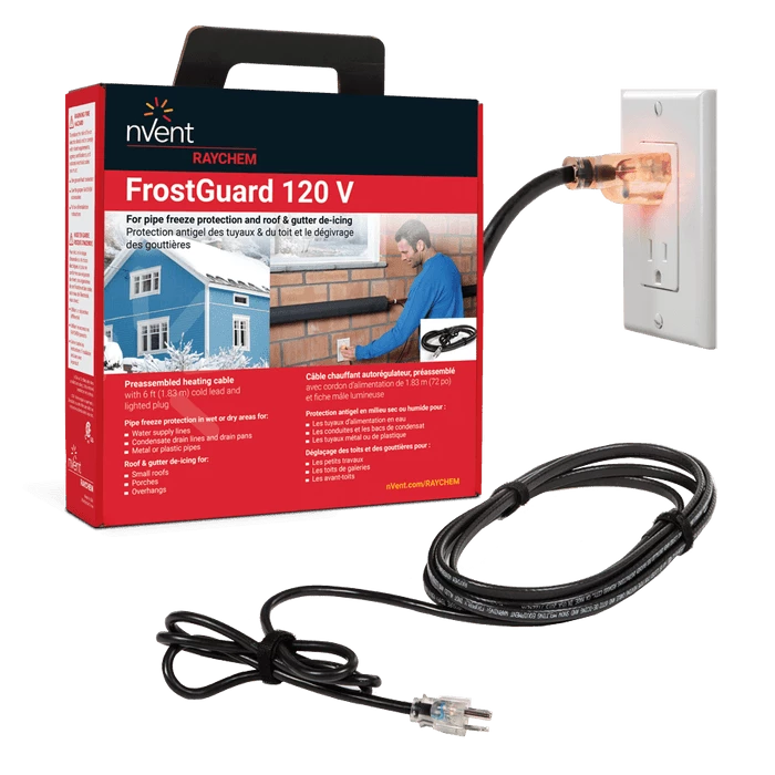 NVent Raychem Frostguard Freeze Protection Plug-In Kit 50 FT, FG150P 1 NVent Raychem Frostguard Freeze Protection Plug-In Kit 50 FT, FG150P