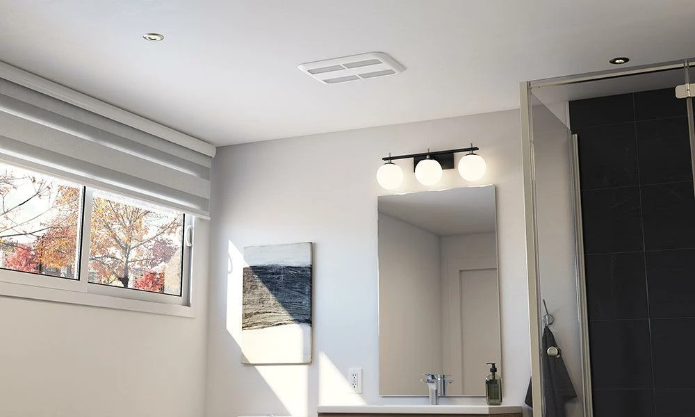 Stelpro 2000W 240V White Air Curtain Ceiling Fan Heater, Model SK2002W 3 Stelpro 2000W 240V White Air Curtain Ceiling Fan Heater, Model SK2002W - Image 3