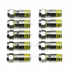 Klein Tools Universal F Compression Connectors RG6/6Q, 10 Pack, Model VDV812-606 -Outlets Sales Store vdv812 606 alt2 700x700