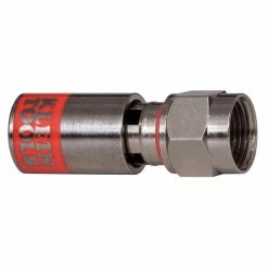 Klein Tools Universal F Compression Connectors RG59 (Pack Of 10), Model VDV812615