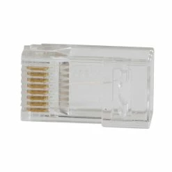 Klein Tools Pass-Thru Modular Data Plugs, RJ45-CAT5E, 10 Pack, Model VDV826-728 -Outlets Sales Store vdv826728 alt2 700x700