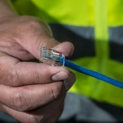 Klein Tools Pass-Thru Modular Data Plugs, RJ45-Cat6, 200-Pack, Model VDV826-763* -Outlets Sales Store vdv826763 app2 700x700