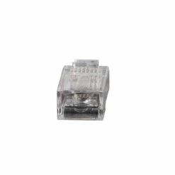 Klein Tools Pass-Thru Modular Data Plugs, RJ45-Cat6, 200-Pack, Model VDV826-763* -Outlets Sales Store vdv826763 connector strainrelief alt1 700x700